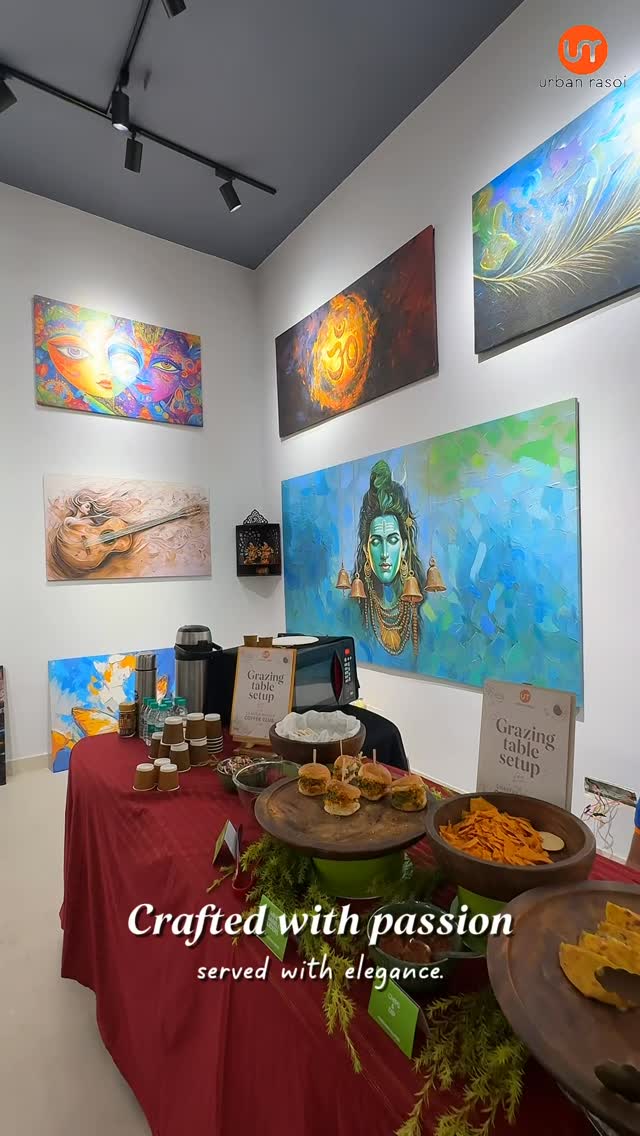 Gourmet grazing table